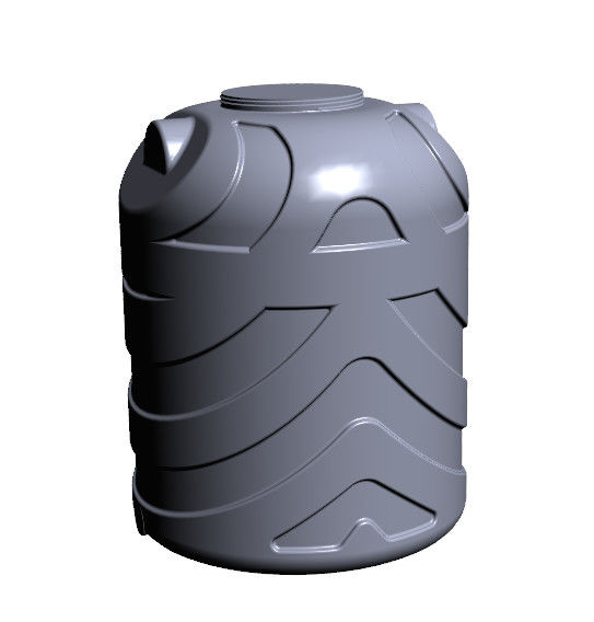 Máquina de moldeo por soplado de extrusión con depósito de agua de 2 capas de 2000L 380kg/h Producción para piezas huecas grandes