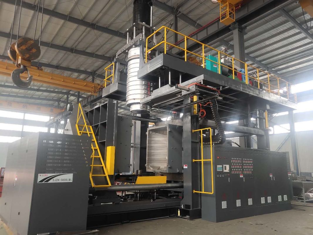 HUAYU 3000L 2LAYERS máquina de moldeo por soplado diseño robusto para la fabricación de tanques de plástico de trabajo pesado