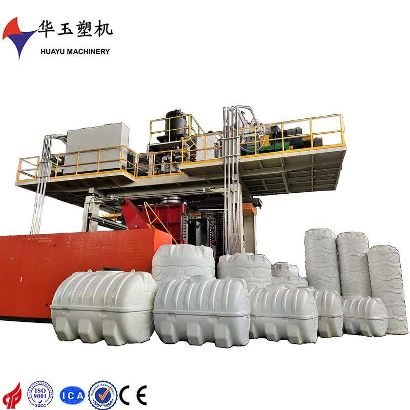 Máquina de moldeo por soplado de alta capacidad HUAYU 10000L de 3 capas con relación L/D de 28 1/30 1 tornillo