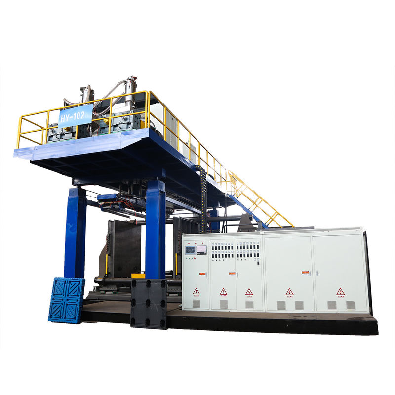 Máquina de moldeo por soplado de alta velocidad de 2 capas para capacidad de barrera de carretera y potencia de 180 kW