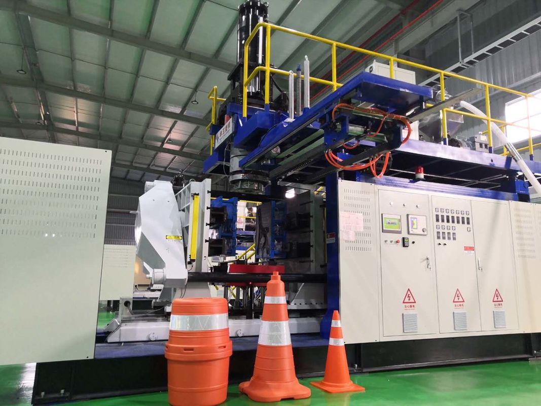 50Hz Powersupply Road Barrier Blow Moulding Machine Manufacturing Road Barrels Traffic Safety Products Durable Operation