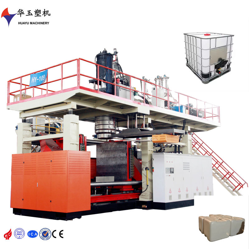 Máquina de moldeo por soplado IBC de HDPE/UHMWPE con relación L/D de 30 1 tornillos y fuerza de sujeción de 1200KN