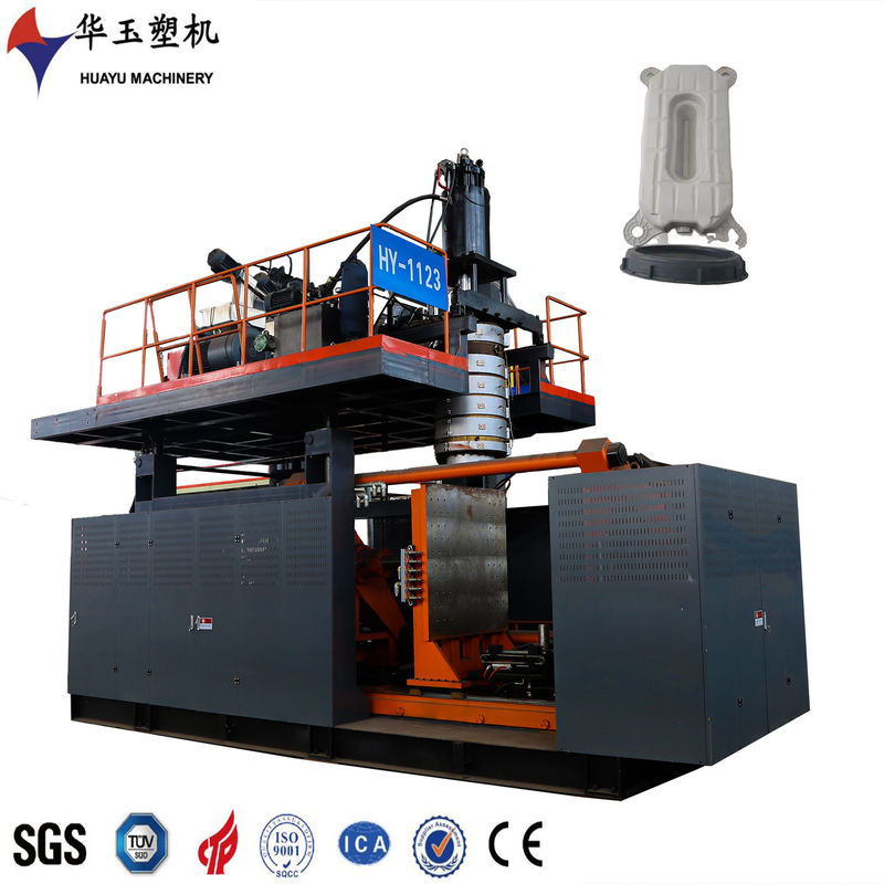 Máquina de moldeado por soplado de barril flotante de energía solar 48 kW Servomotor y material HDPE