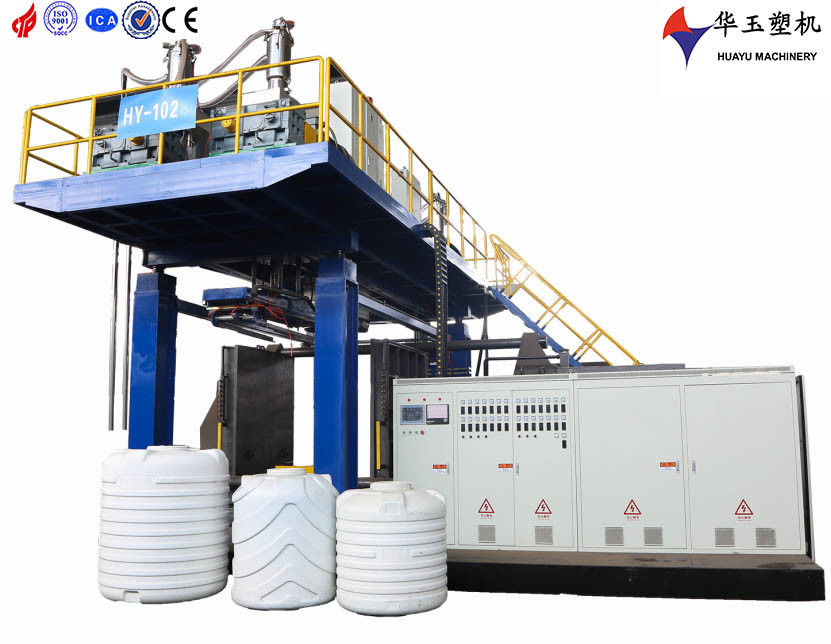 Máquina de moldeado por soplado de extrusión de tanque de agua de 1 capa de 1000L con relación L/D de tornillo 28