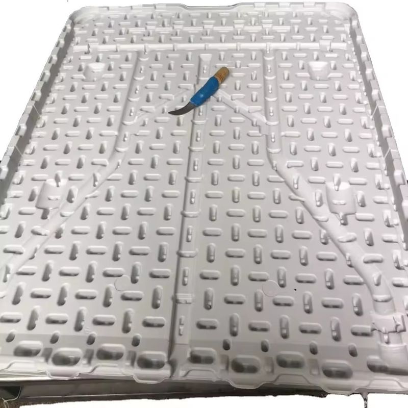 Huayu Máquina de moldeo de soplado de bandeja y mesa de doble cara con motor de extrusora de 90KW * 2