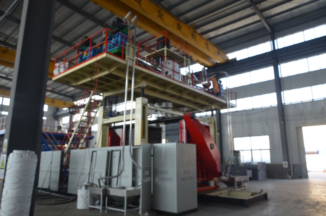 Máquina de moldeo por soplado de extrusión de tanque de agua de 10 capas de 2000L con 380 kg/h de salida de Huayu