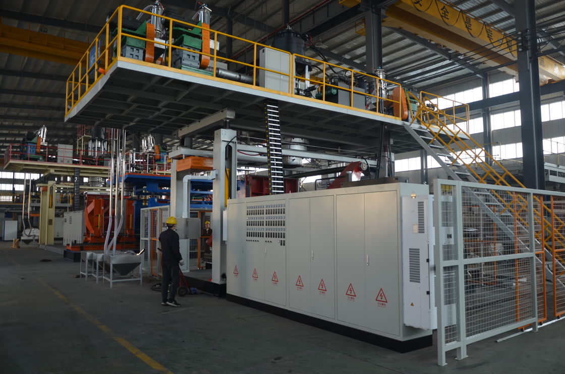 Huayu nuevo tipo automático 2000L 10 capas máquina de moldeo de soplado con 6 extrusores máquina de alta velocidad