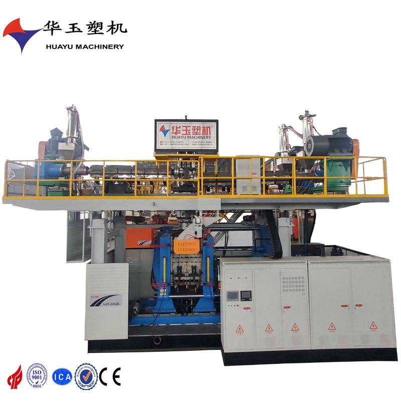 6.5 inches Display Size Dual-ring-barrel blow moulding machine with Output and 8GB RAM