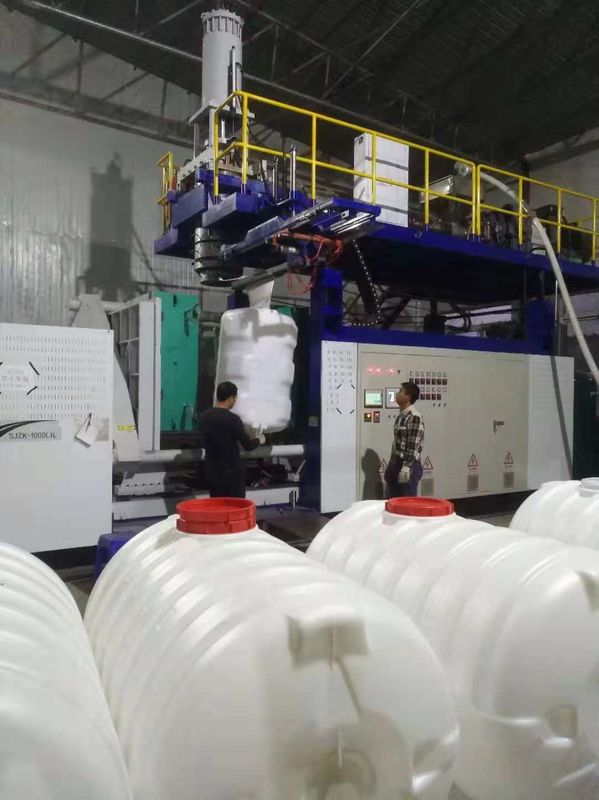 Water Cooling System 200-1000l Water Tank Blow Moulding Machine with Customized Hollow Part Volume and Aluminum Mould Material