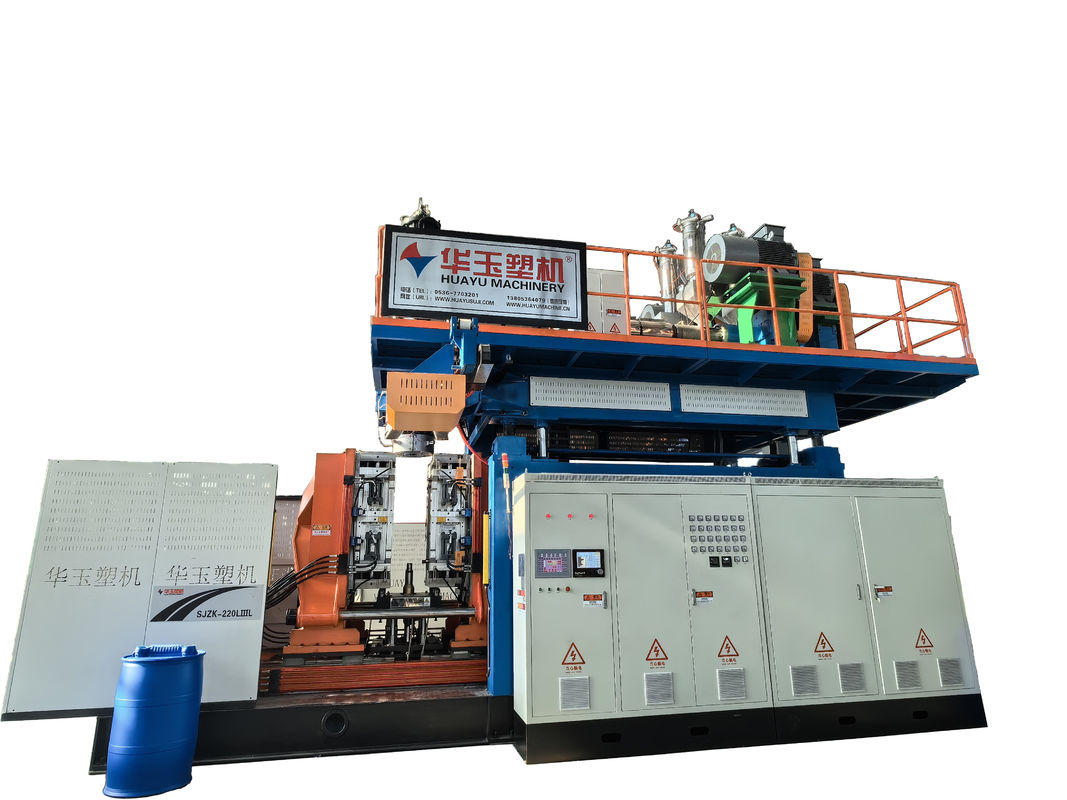 6.5 inches Display Size Dual-ring-barrel blow moulding machine with Output and 8GB RAM