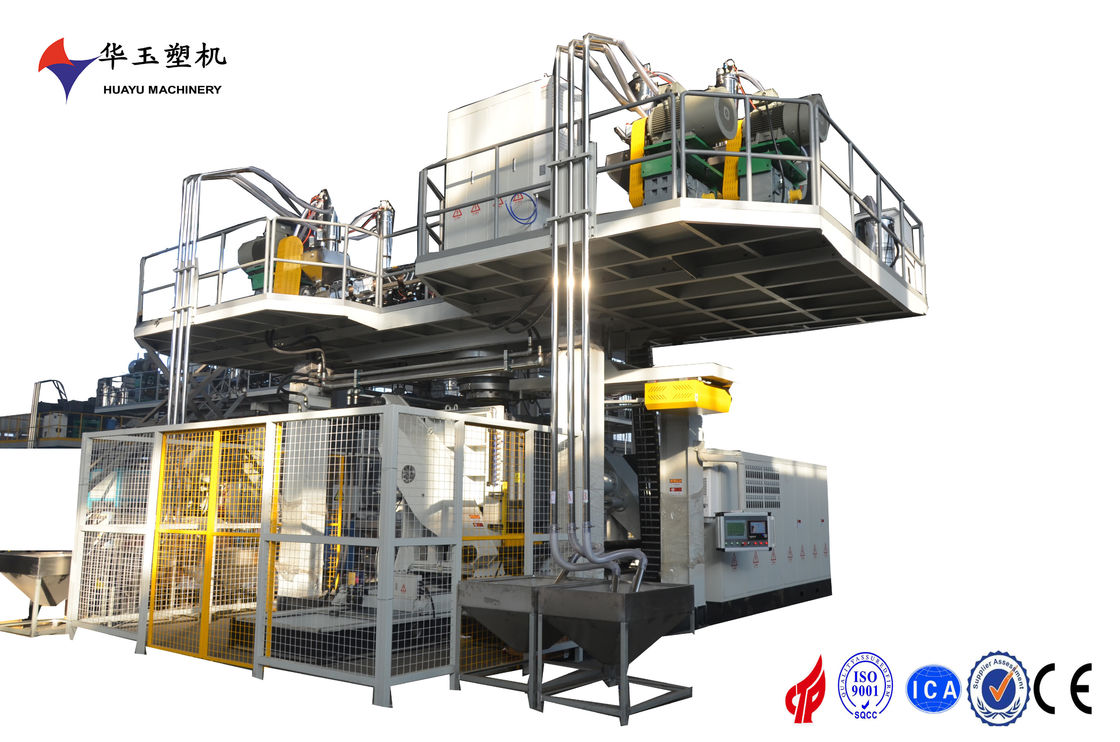 Huayu 8000L 5‑Layer Accumulator Extrusion Blow Molding Machine for Large HDPE Storage Tanks