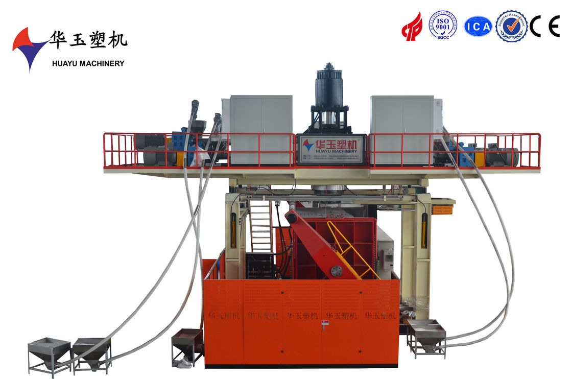 HUAYU 2000-2 máquina de moldeo por soplado de alta velocidad producción de grandes tambores de plástico