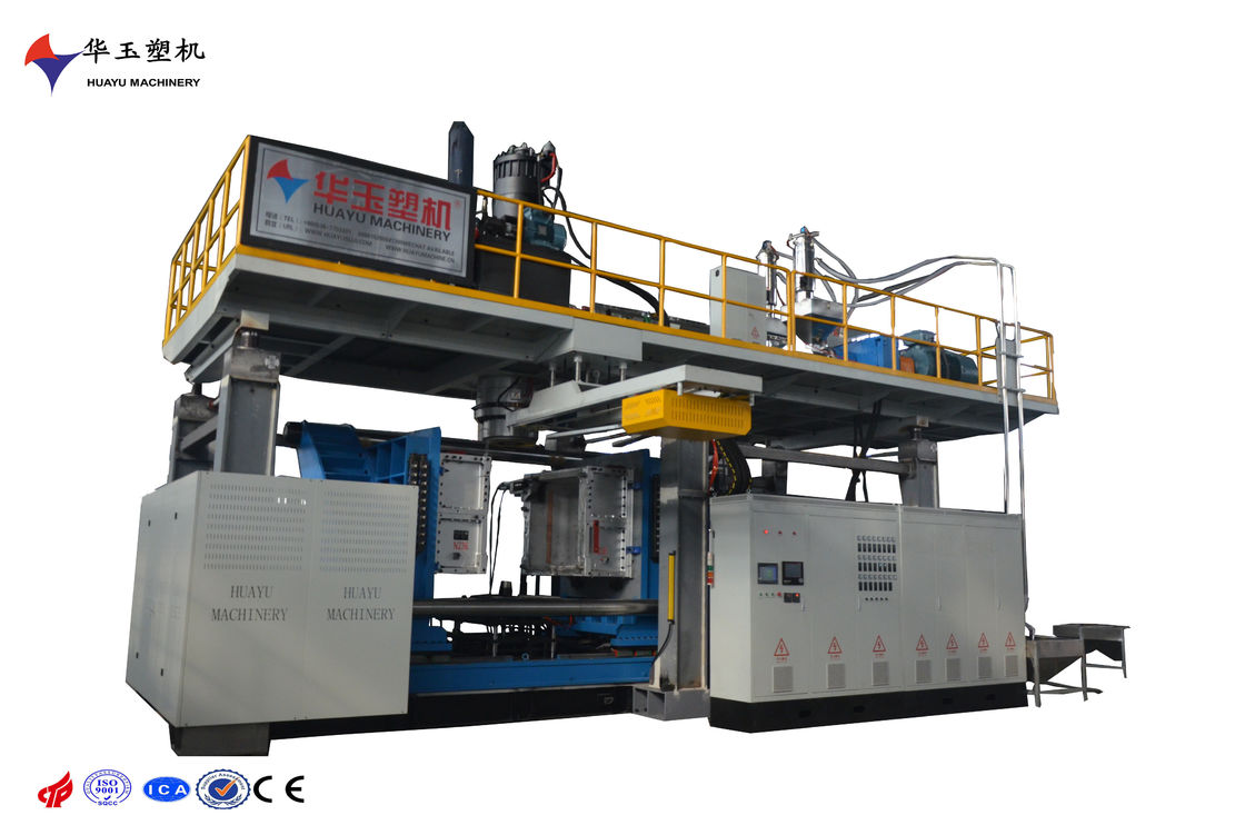 HUAYU 2000-2 máquina de moldeo por soplado de alta velocidad producción de grandes tambores de plástico