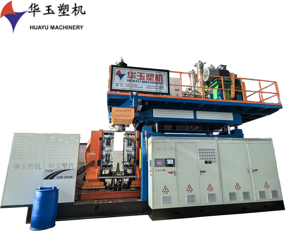 Vacuum Loaded L-Ring Drum Blow Moulding Machine Featuring Servo Motor Remote Control and 200kw Average Power for Operation