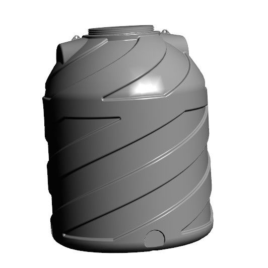 Máquina de moldeo por soplado de una sola capa de 2000L estable y versátil para tanques IBC y barriles de plástico