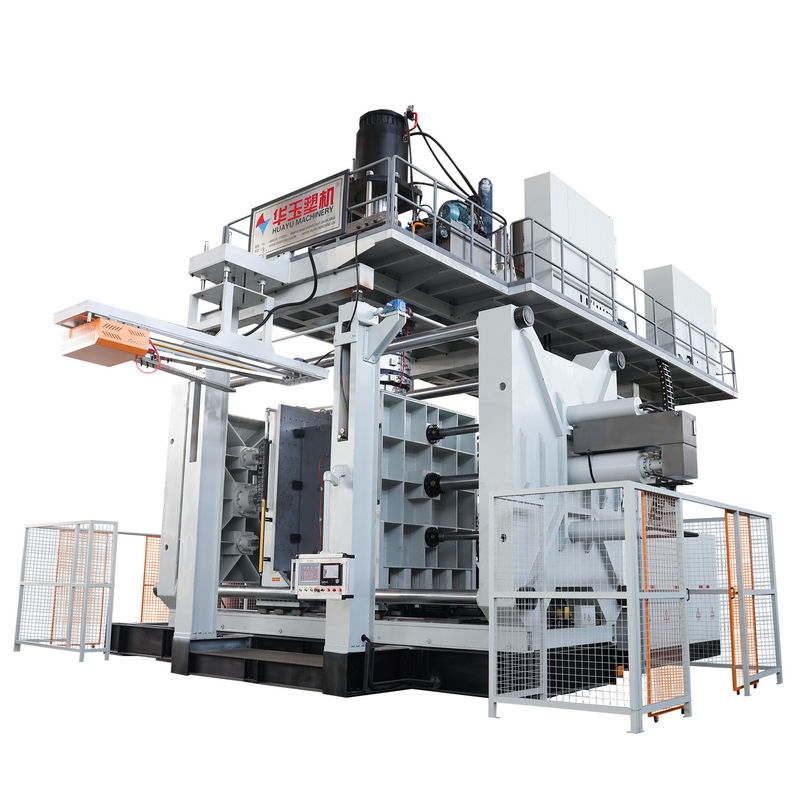 Huayu 2000L Capacity 3 Layer Blow Moulding Machine with Siemens PLC Control and Moog Thickness Controller