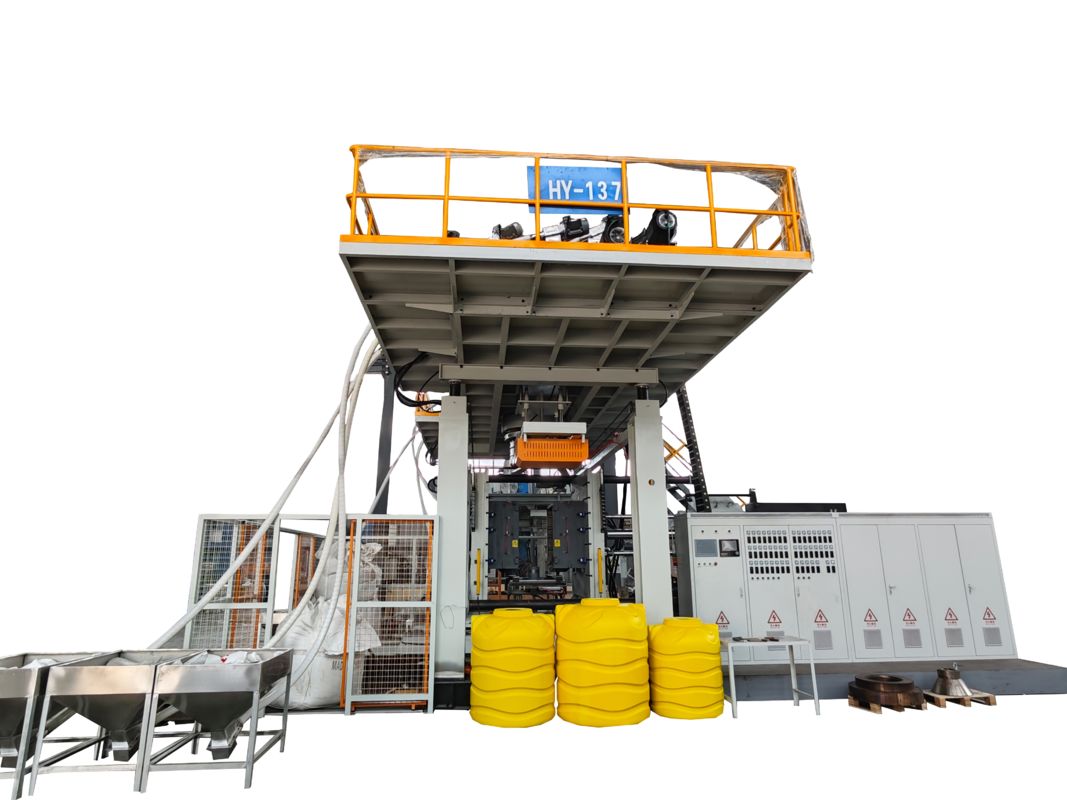 Huayu 20000L Single-Layer Blow Molding Machine with 7200 kN Clamping Force and 1400 kg/h Plasticizing Capacity for Ultra-Large Thick-Walled Containers