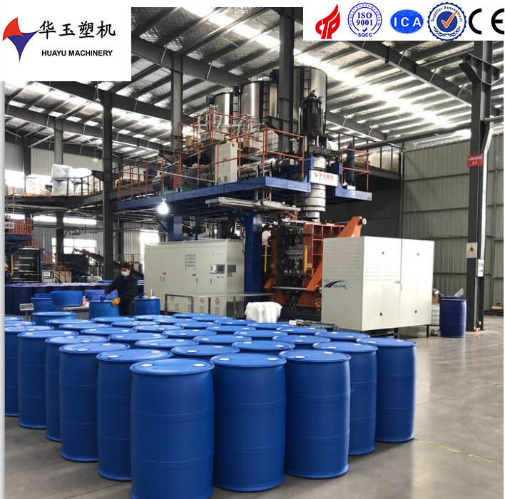 220L Capacity Two-Layer Co-Extrusion IBC Blow Molding Machine with PLC Control System for Double-Ring Barrel Production