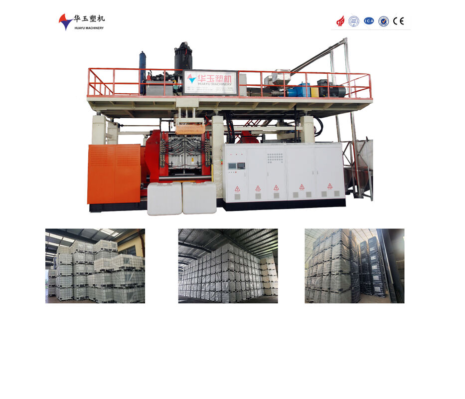 Automatic Extrusion Blow Moulding Machine with PLC and 480kg/h Plasticizing Capacity for IBC Tanks