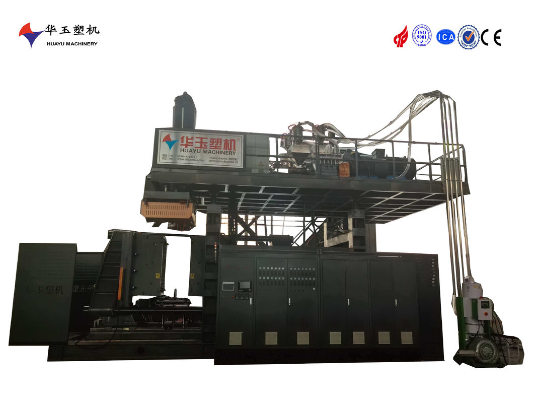 Huayu 2000L Capacity 2-Layer Extrusion Blow Moulding Machine with PLC Control