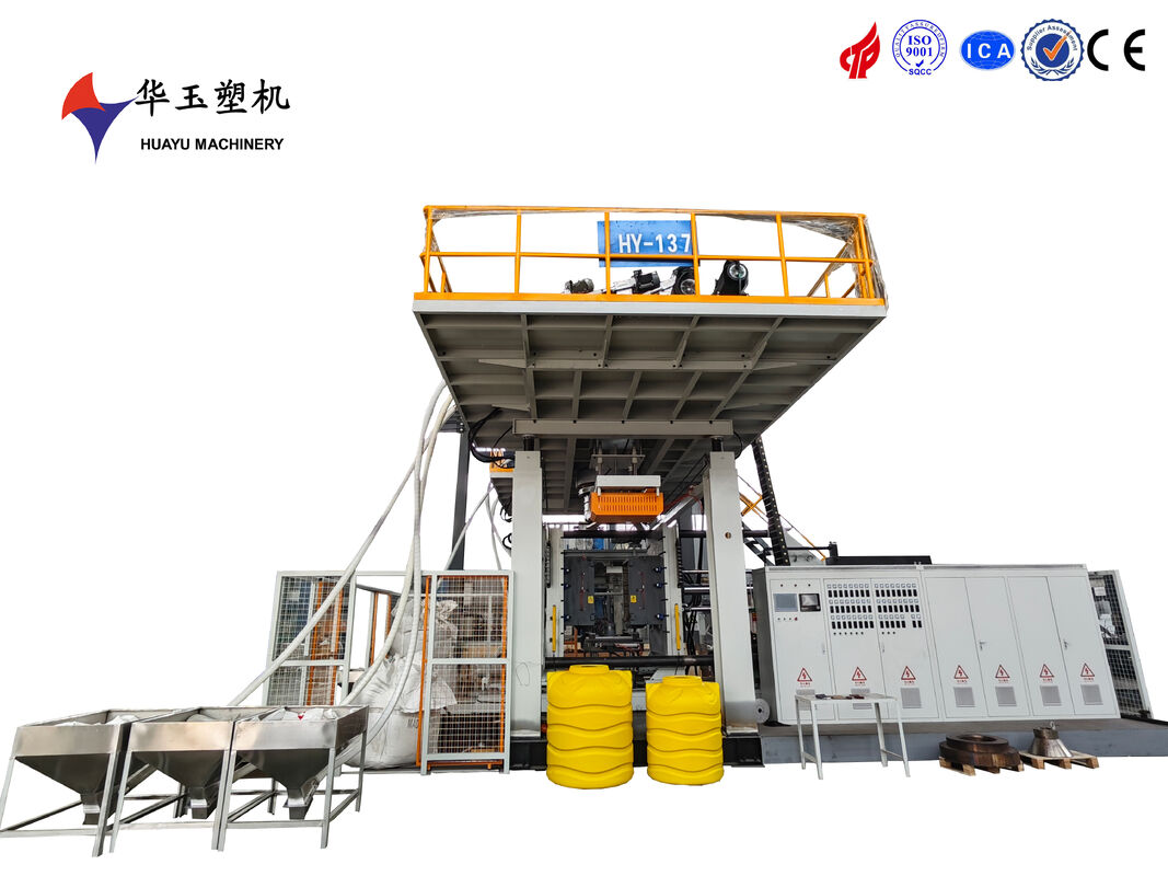 Huayu 5000L 3-Layer Co-Extrusion IBC Blow Molding Machine with PLC Control