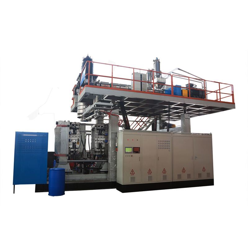 HUAYU High‑Efficiency 3‑Layer Co‑Extrusion 220L Double L‑Ring HDPE Chemical Drum Blow‑Molding Machine