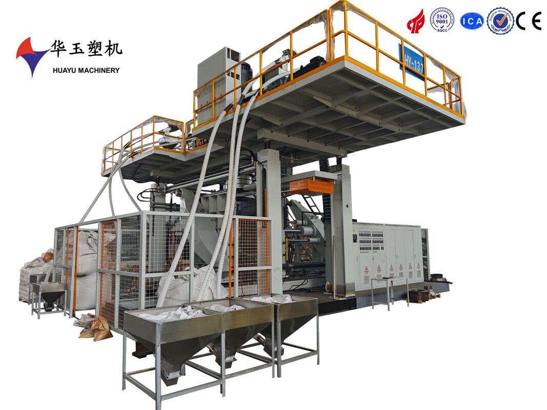 Huayu 5000L 6 couches barrière co-extrusion réservoir d'eau soufflage machine de moulage stockage de liquide chimique Servo-moteur