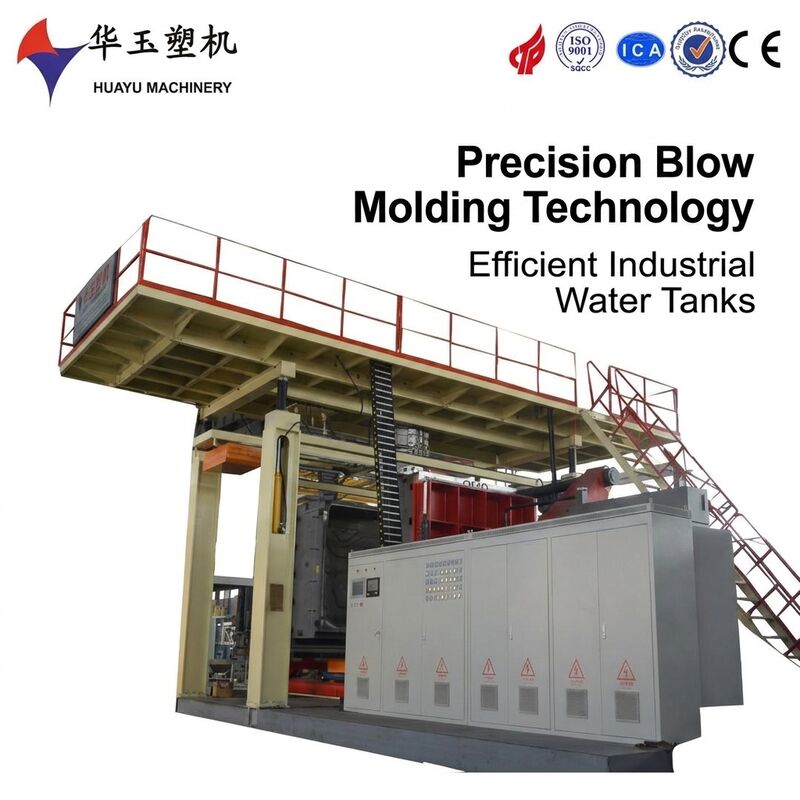 1500L Multi-Layer Co-Extrusion Water Tank Blow Moulding Machine voor Afrikaanse gemeentelijke waterinfrastructuur