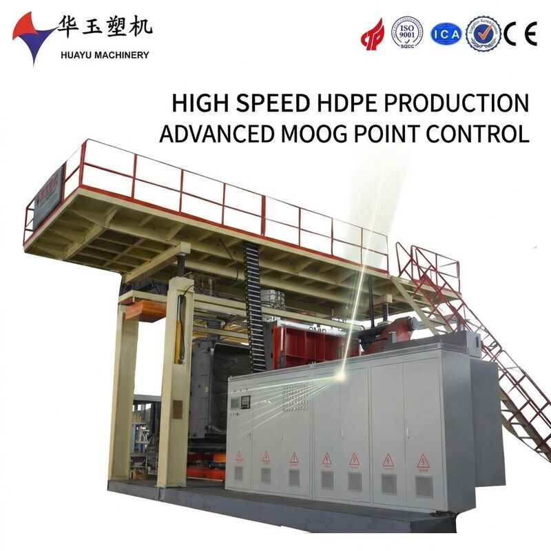 Huayu 5000L 6 couches barrière co-extrusion réservoir d'eau soufflage machine de moulage stockage de liquide chimique Servo-moteur