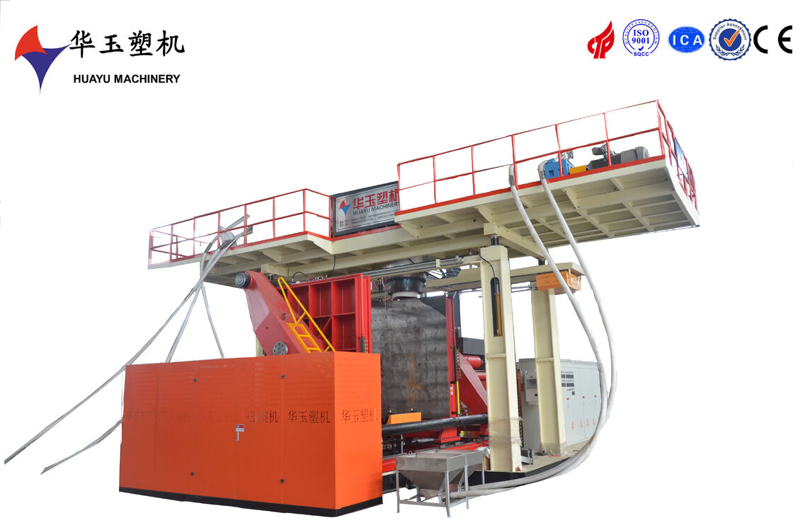 Huayu 8000L 5‑Layer Accumulator Extrusion Blow Molding Machine for Large HDPE Storage Tanks