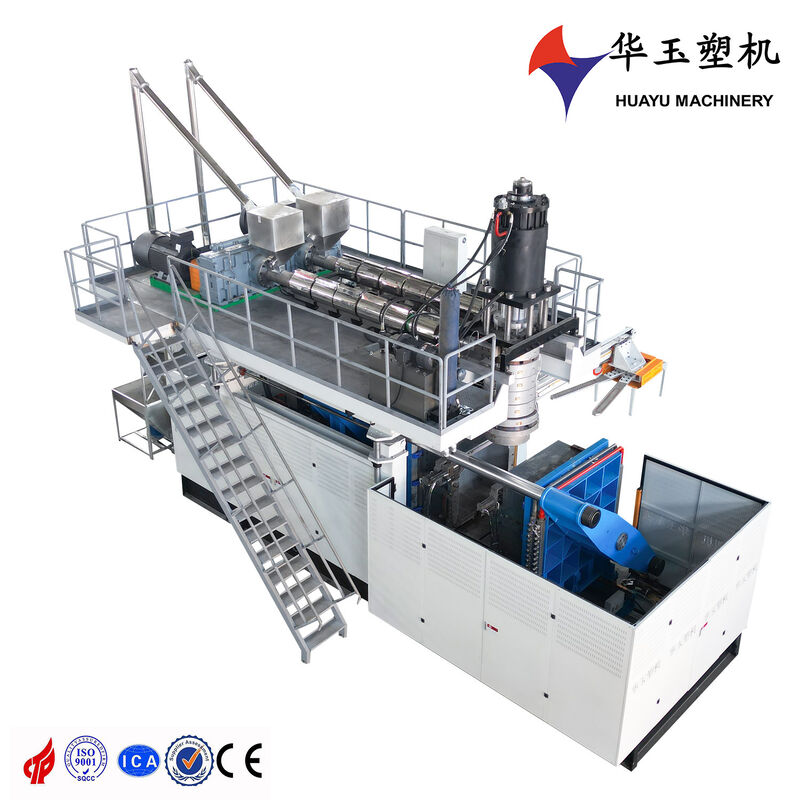 5-Layer Co-extrusion IBC Blow Moulding Machine 3000L Capacity Extrusion Blow Molding Machine with 750kg/h Plasticizing Capacity