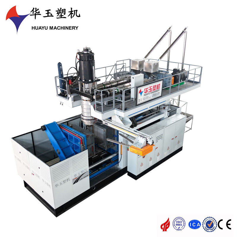 5-Layer Co-extrusion IBC Blow Moulding Machine 3000L Capacity Extrusion Blow Molding Machine with 750kg/h Plasticizing Capacity