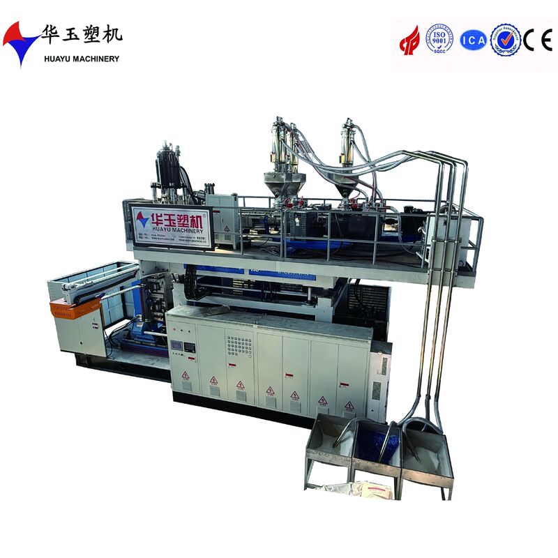 2200L 6-Layer Co-Extrusion IBC Blow Moulding Machine with Surface Modification Function for High-Barrier IBC Tank Making