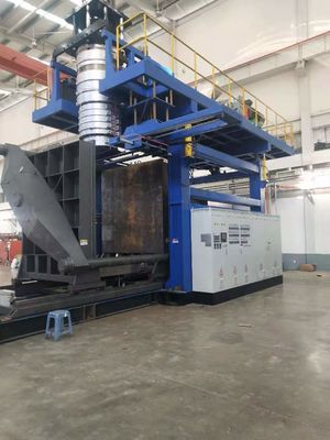 Máquina de moldeo por soplado de plástico de doble capa de múltiples capas de 120L Hdpe Industrial