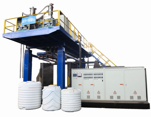 HYBM1000L-1LAYERS Máquina de moldeo por soplado con extrusora con potencia de calefacción de 40kw
