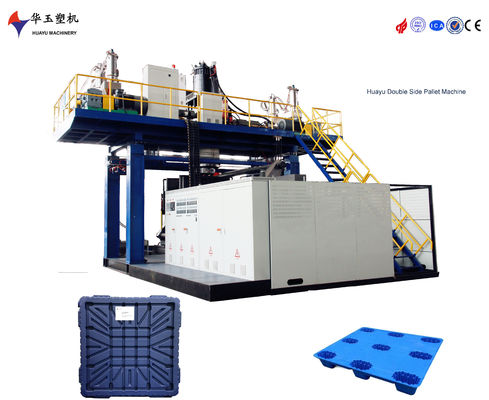 Máquina de paletas de plástico personalizada con motor de extrusión de 90 kW y capacidad de acumulador de 50 kg