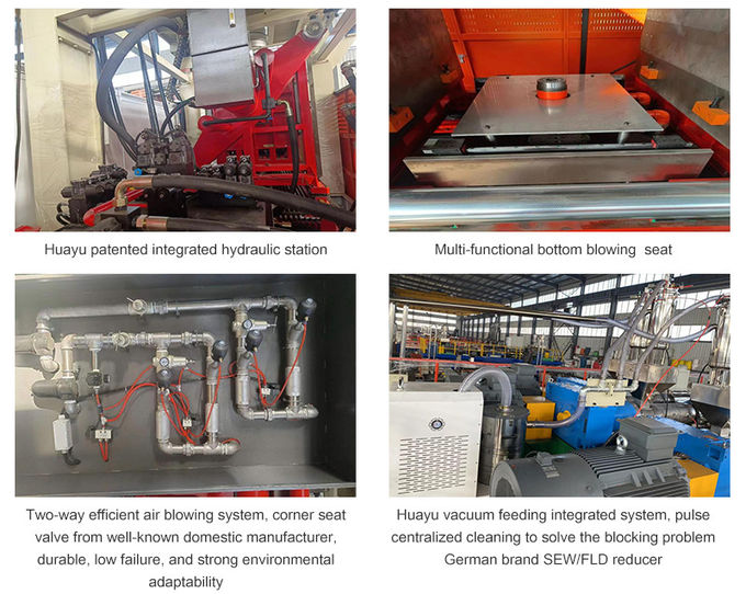HUAYU 1000L 3 Layer Blow Moulding Machine - Teknologi Tercanggih untuk Produksi Kapasitas Tinggi 4